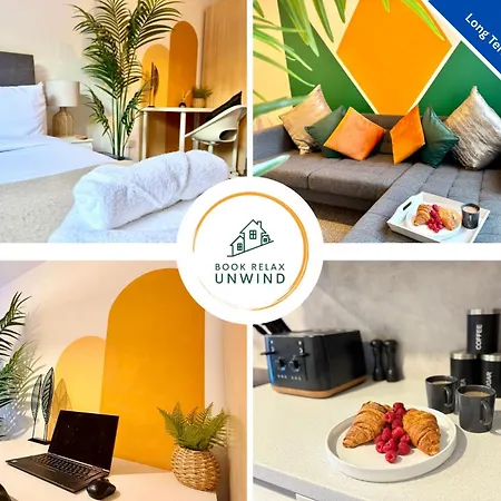 Spacious 2 Bed Flat Free Private Parking ليدز